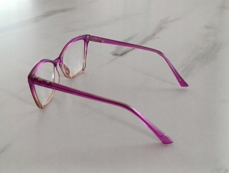 DAMSKIE RÓŻOWE OKULARY ZERÓWKI PŁASKIE OPRRAWKI RETRO (7)