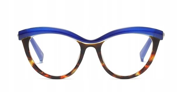 OKULARY ZERÓWKI Luksusowe Kocie Retro Leopard (3)