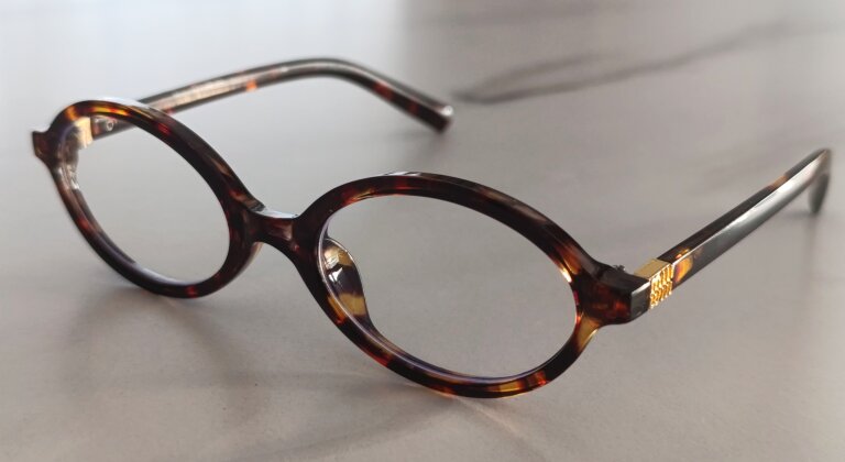 Stylowe okulary zerówki w brązowych oprawkach tortoiseshell okrągłe, unisex (5)