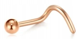Kolczyk do nosa z kuleczką NOSTRIL (1)