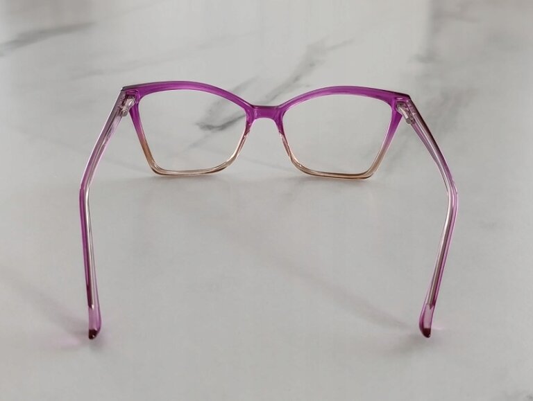 DAMSKIE RÓŻOWE OKULARY ZERÓWKI PŁASKIE OPRRAWKI RETRO (8)