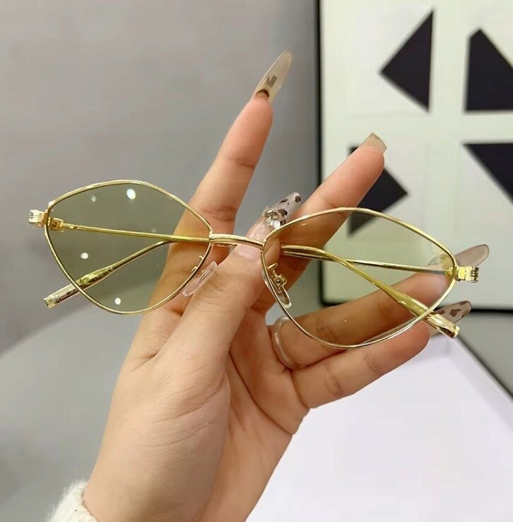 STYLOWE OKULARY PRZECIWSŁONECZNE DAMSKIE KOCIE RETRO UV400 POLARYZACJA (8)