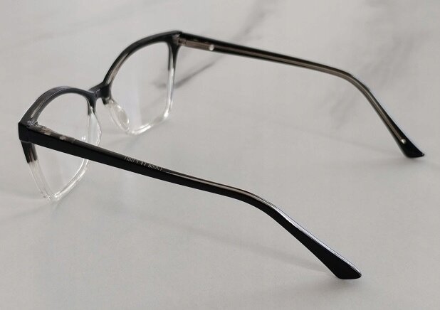 DAMSKIE CZARNE OKULARY ZERÓWKI PŁASKIE OPRRAWKI RETRO (6)