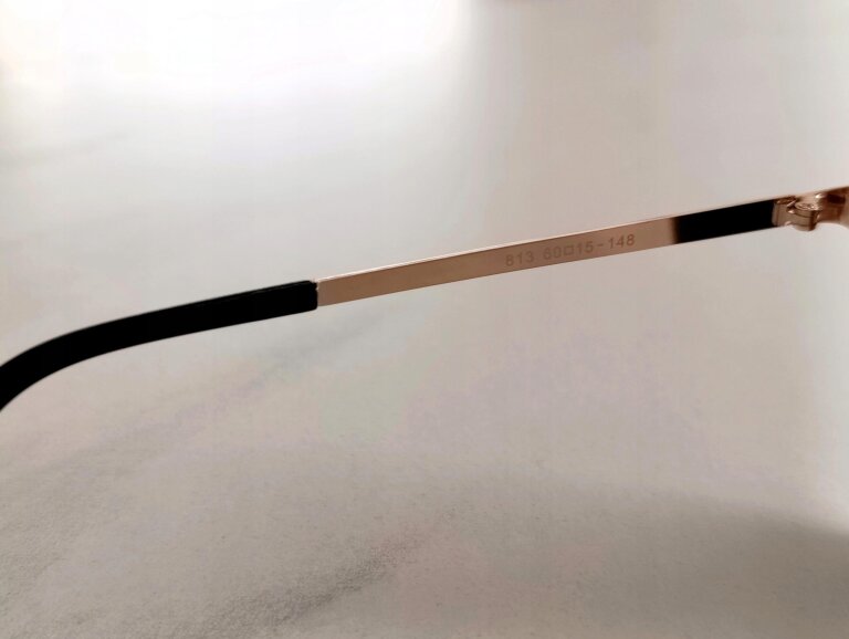 Eleganckie Okulary Przeciwsłoneczne Czarne Złote Unisex UV400 (11)