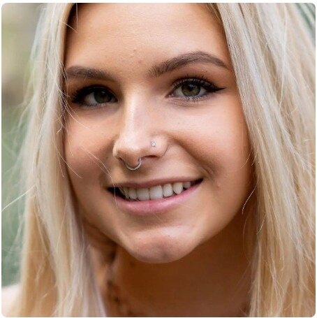 ROSE GOLD KOLCZYK DO NOSA KÓŁKO PIERCING Punk (2)