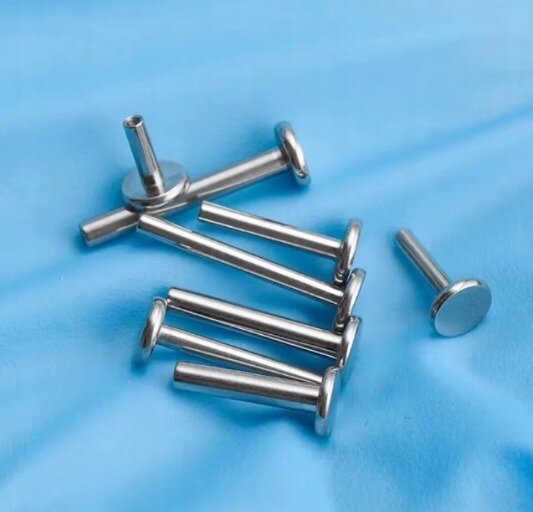 Tytanowy Labret Kolczyk ZŁOTY PIERCING 1,2/6-12 mm (3)