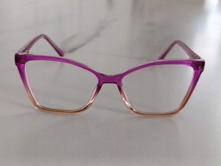 DAMSKIE RÓŻOWE OKULARY ZERÓWKI PŁASKIE OPRRAWKI RETRO (5)