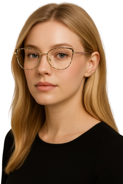 MODNE DAMSKIE OKULARY ZERÓWKI Z FILTREM BLUE LIGHT DO KOMPUTERA (1)