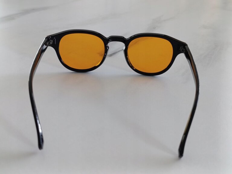 Okulary Przeciwsłoneczne Czarne Unisex Damskie Męskie Retro UV400 (9)