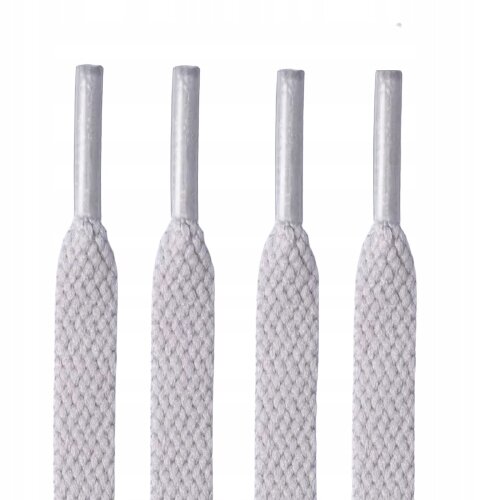 Sznurówki sznurowadła płaskie 8 mm 100 cm szary (3)
