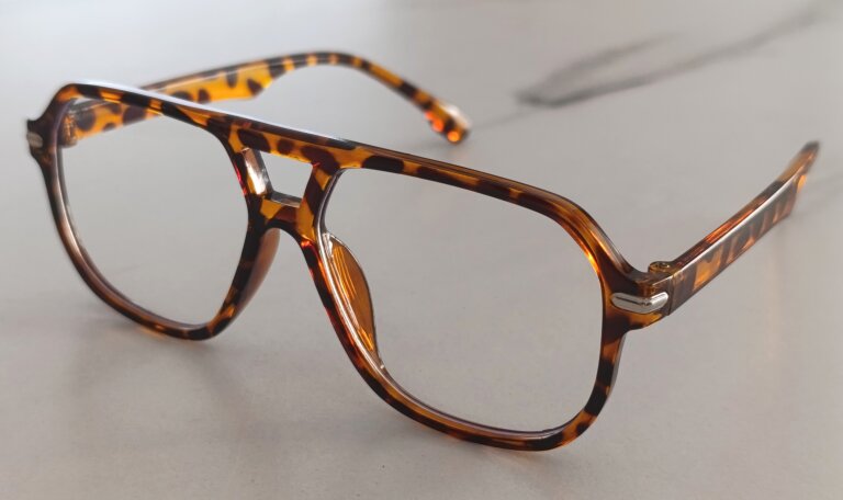 Okulary Zerówki w Panterke retro aviator unisex modne duże oprawki vintage (5)
