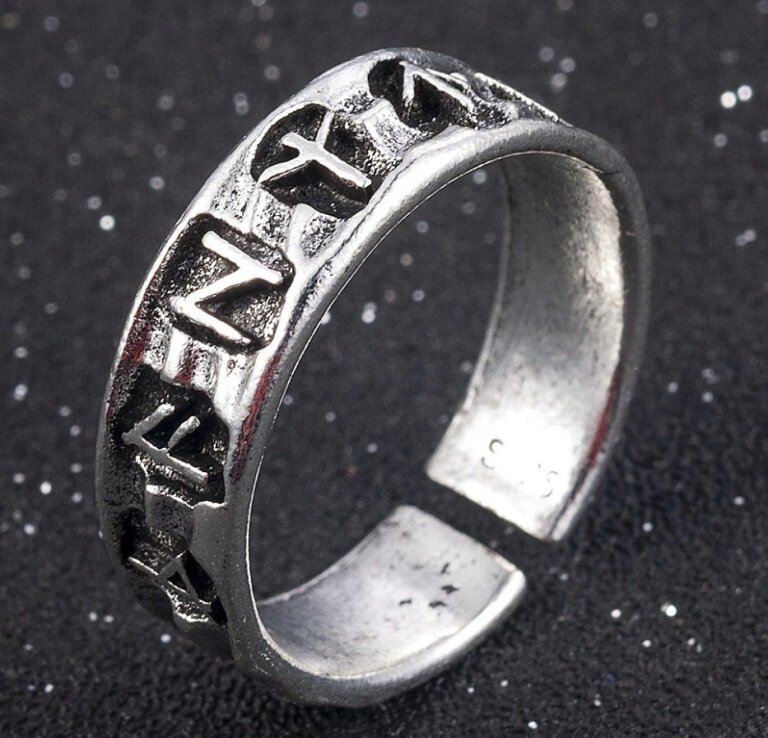 Sygnet Pierścień Viking Amulet Punk Gothic prezent (3)