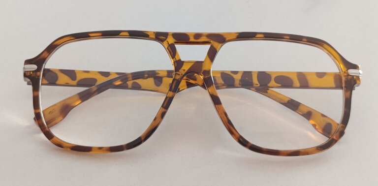 Okulary Zerówki w Panterke retro aviator unisex modne duże oprawki vintage (3)