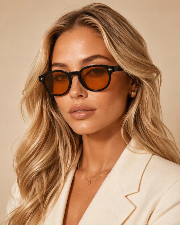 Okulary Przeciwsłoneczne Czarne Unisex Damskie Męskie Retro UV400 (3)