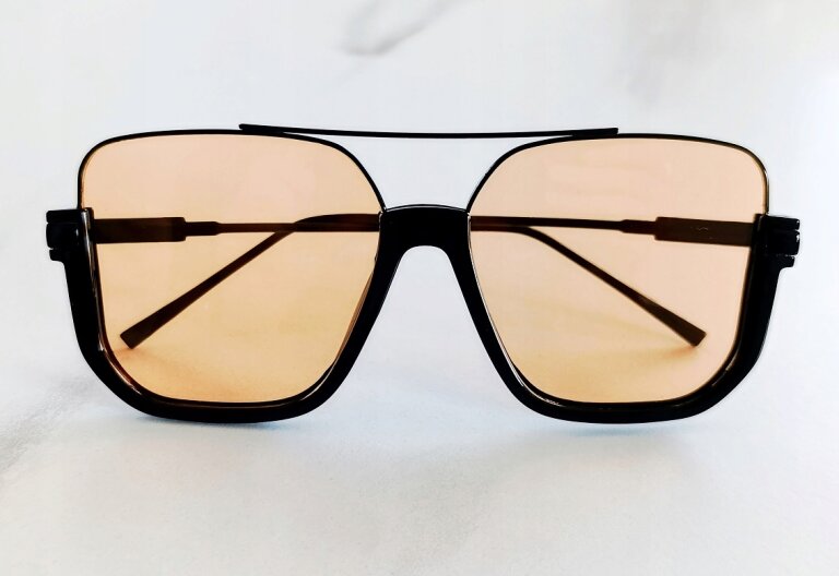 STYLOWE KWADRATOWE OKULARY PRZECIWSŁONECZNE DAMSKIE UV400 POLARYZACJA (5)