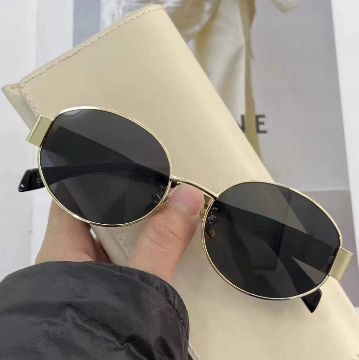 STYLOWE OKULARY PRZECIWSŁONECZNE KOCIE OWALNY KSZTAŁT RETRO UV POLARYZACJA (12)