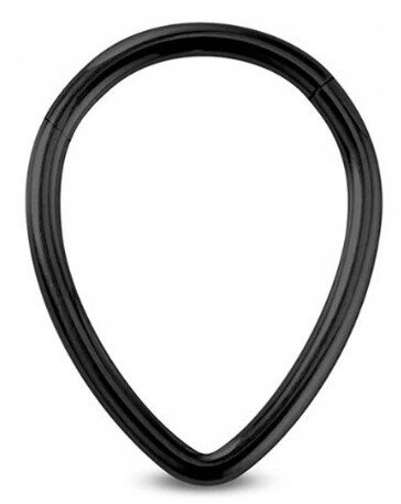 Kolczyk do Nosa Ucha Kółeczko Clicker Twist SS316L (1)