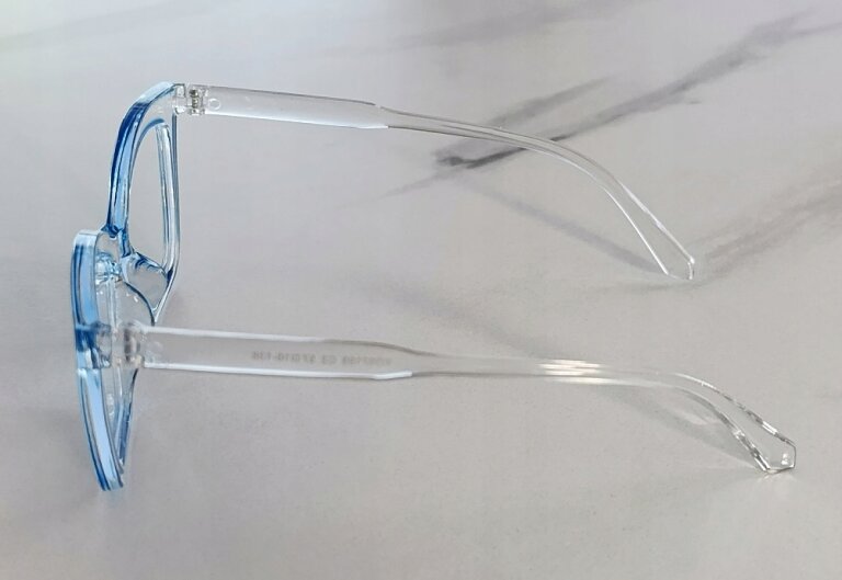 Eleganckie Okulary Zerówki Antiblue Transparentne designerskie typu Cat Eye (7)