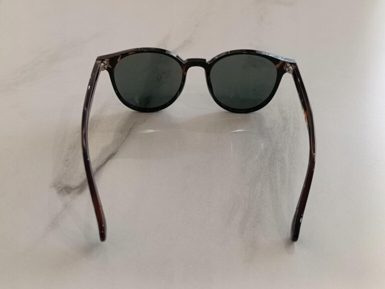 Okulary Przeciwsłoneczne Unisex Szylkretowe Okrągłe Brązowe UV400 (8)
