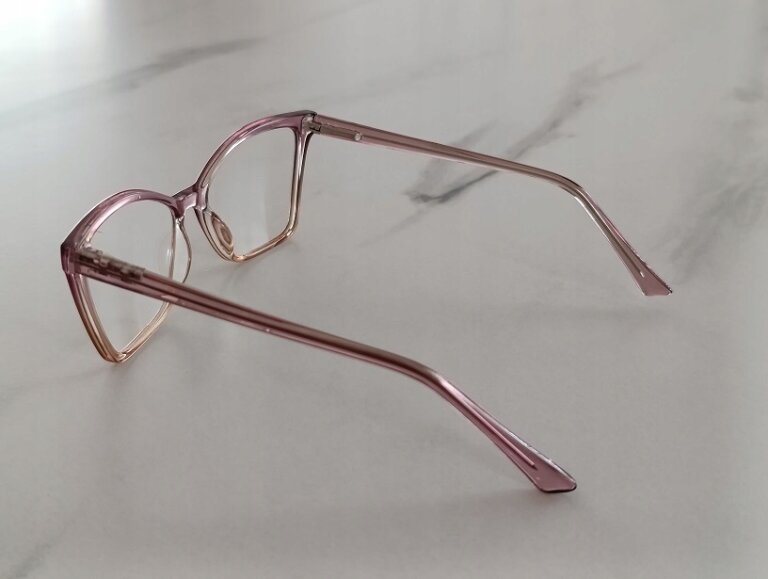 DAMSKIE RÓŻOWE OKULARY ZERÓWKI PŁASKIE OPRRAWKI RETRO (7)