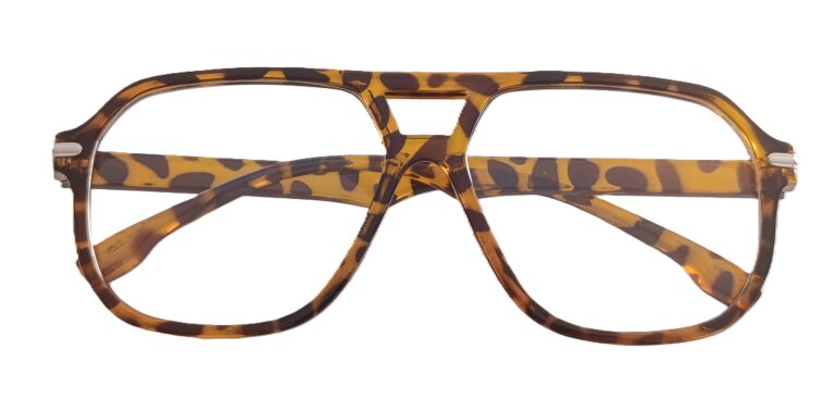 Okulary Zerówki w Panterke retro aviator unisex modne duże oprawki vintage (2)