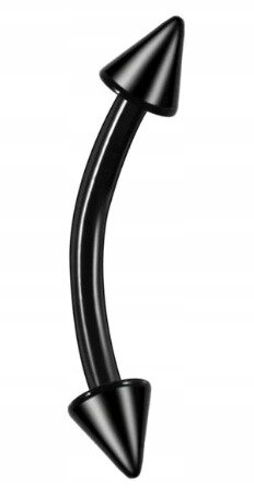 Banan Kolczyk do Ucha, Brwi ze Stożkiem SS316L 1,2/6-10/3 mm (1)