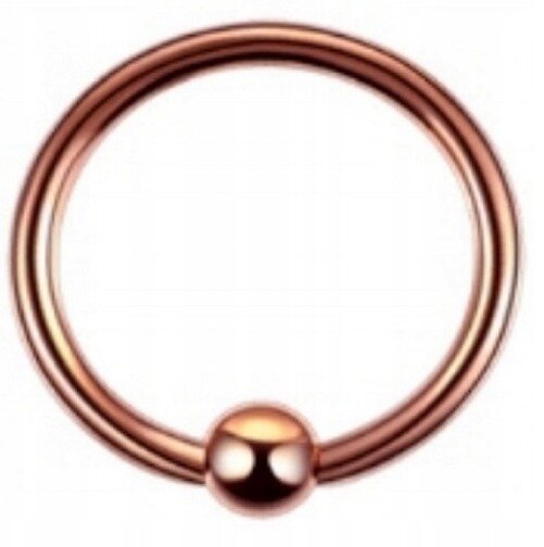 Kolczyk do Nosa, Ucha SEPTUM Kuleczka Zamknięta w Środku SS316L 1,2/6-10/3 mm (1)